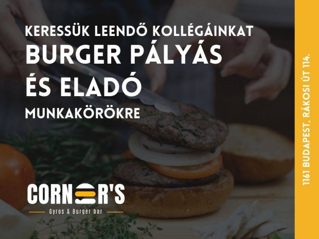 Keressk leend kollginkat Burger plys s elad munkakrkre