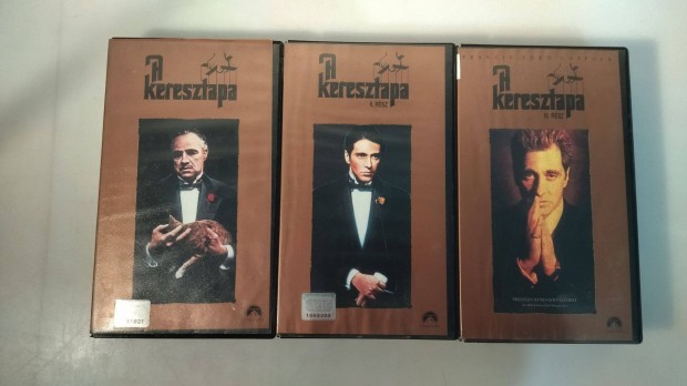 Keresztapa 1-2-3 VHS Videkazetta A Keresztapa-trilgia