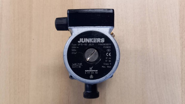 Keringet szivattyu Grundfos Junkers UP 15-60 Eredeti! Szervizelt 