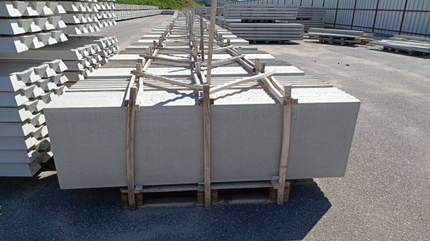 Kertspanel beton lbazati elem 200x60x6 cm - paneles kerts lbazat