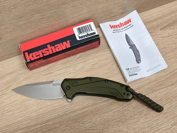 Kershaw Link Olive Green CPM 20CV egykezes ks Made in USA