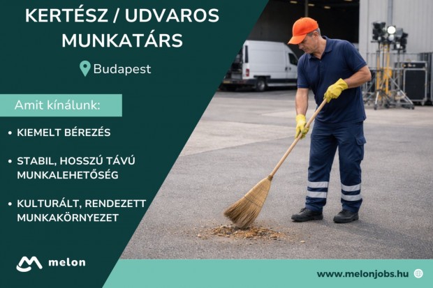 Kert�sz / udvaros munkat�rs  teljes munkaid� (bizalmi munkak�r)