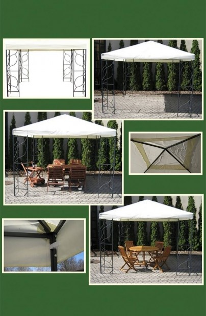 Kerti party pavilon kertisátor esövédö árnyékolo sátor kerti ház