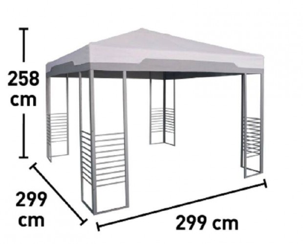 Kerti pavilon (Rigolet) 3x3 m eladó