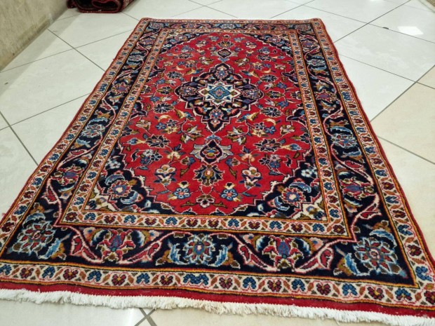 Keshan 100x150 kézi csomózású gyapjú perzsa szőnyeg BFZ844