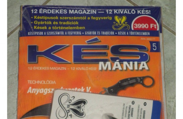 Ksmnia 5 ks bicska flis bontatlan