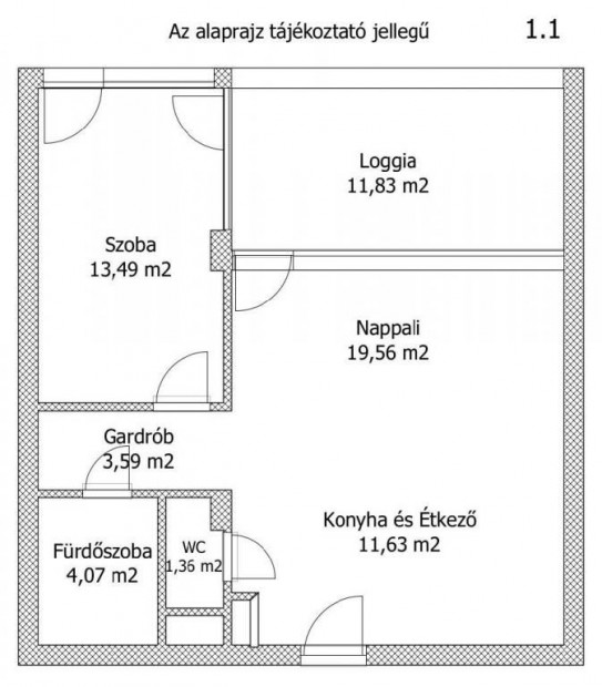 Keszthelyi elad� 59 nm-es lak�s