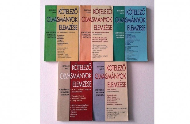 Készülj az irodalom érettségire! Kötelező olvasmányok elemzés.Herman A