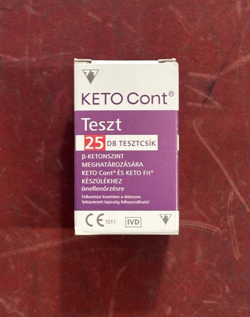 Keto Cont Teszt tesztcsk 25db