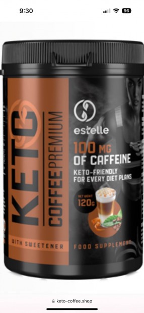 Keto coffee premium 1 havi adag elad 