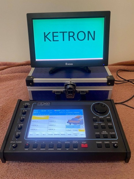 Ketron SD40 arranger modul 8 colos monitorral eladó!