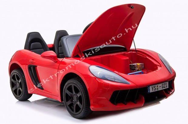 Ktszemlyes Ferrari hm. 24V piros elektromos kisaut /kulcsos indts