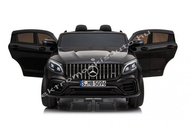 Ktszemlyes Mercedes GLC 63 S Coupe 12V fekete elektromos kisaut
