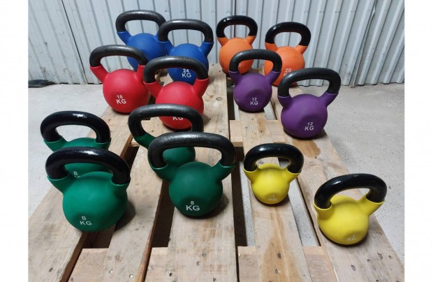 Kettlebell 4 kg-tl 24 kg-ig neoprn bevonattal