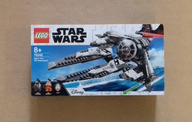 Kett darab bontatlan Star Wars LEGO 75242 Black Ice TIE Inter. Fox.r