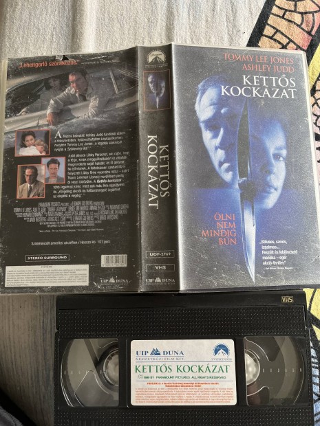 Kettős kockázat vhs film k