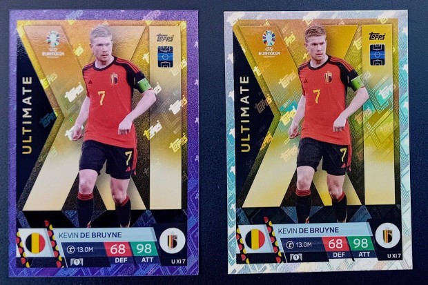 Kevin De Bruyne Belgium Ultimate XI s Purple Sapphire Euro 2024