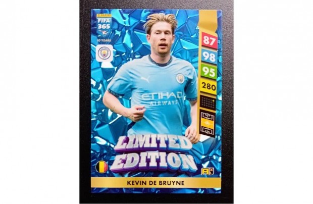 Kevin De Bruyne Manchester City Limited Edition focis krtya FIFA 2025