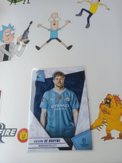 Kevin De Bruyne Topps Superstars focis krtya Manchester City 