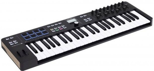 Keylab Essential 49 USB MIDI kontroller billentyzet fekete