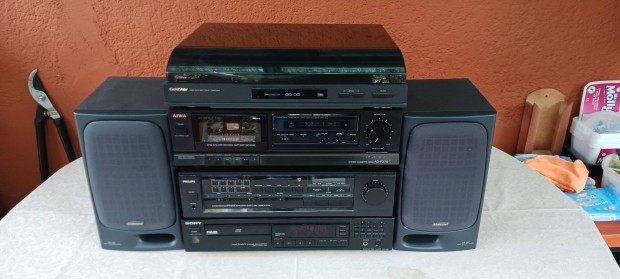 Kezd HIFI szett /Philips, Sony, Aiwa, Goldstar/