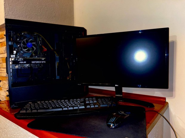Kezd gamer PC+monitor (ajndk bill+egr) Gtx1650