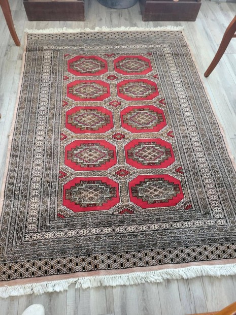Kézi csomózású 130x178 cm gyapjú perzsa szőnyeg BFZ832V