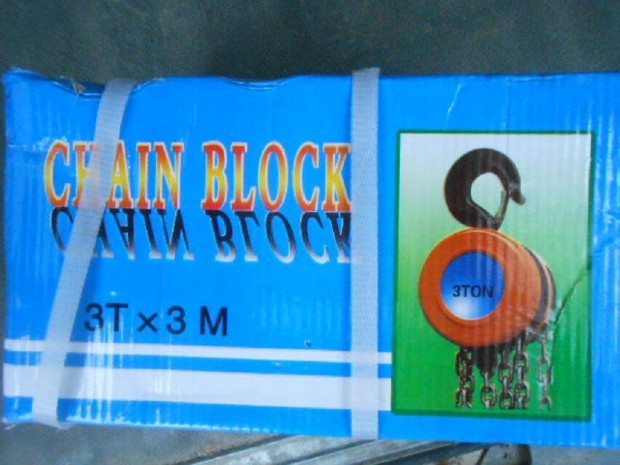 Kézi láncos emelő 3 tonna 3m lánccal