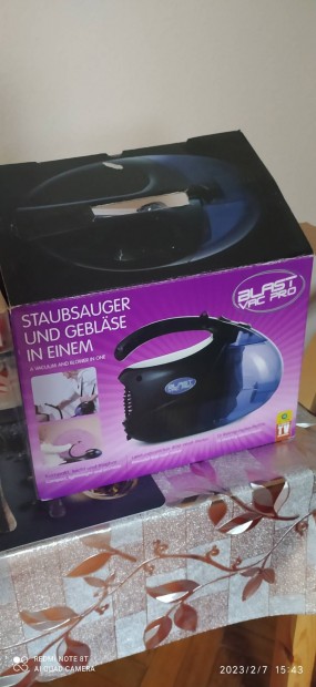 Kézi porszívó,szívó fújó funkcióval eladó,szinte új, Komaromban.