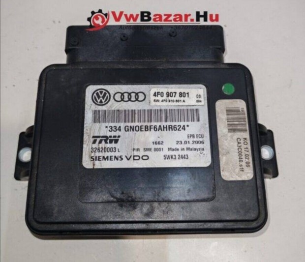 Kézifék elektronika AUDI A6 4F 4f0907801