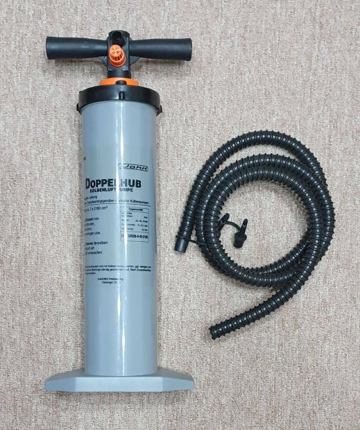 Kzipumpa matracpumpa csnakpumpa, dupla hatsu pumpa 2x2.1 liter