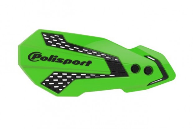 Kézvédők Polisport MX Flow zöld / fekete Kawasaki