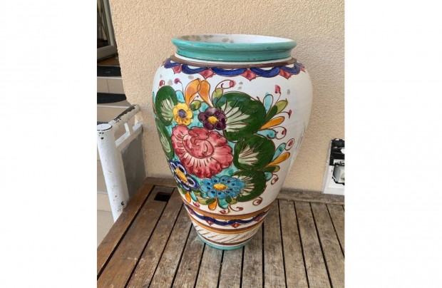 Kézzel Festett Kerámia Váza 45 cm