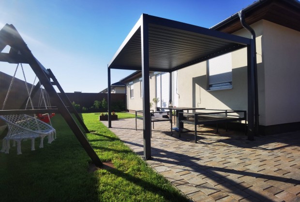 Kézzel állítható Bioklimatikus pergola több méretben