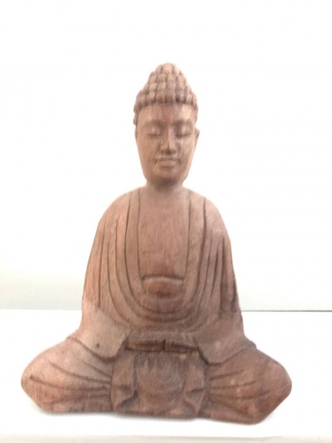 Kzzel faragott thai Buddha szobor elad 
