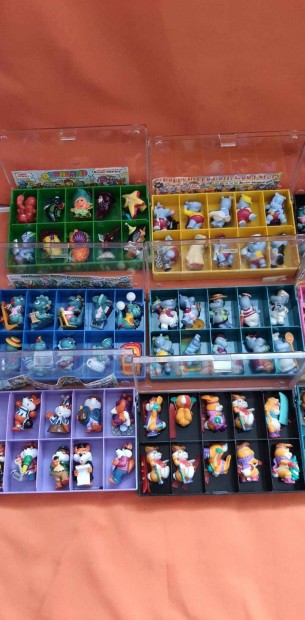 Kézzel festett kinder figura gyűjtemény