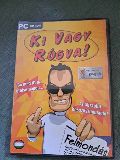 Ki vagy rgva! PC CD - Az abszolt bosszszimulci