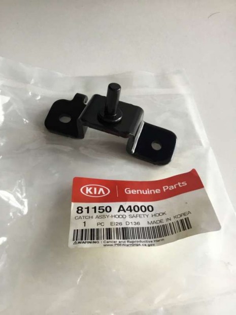 Kia Carens RP zár fogadó motorháztető 81150A4000