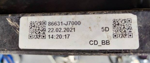 Kia Ceed III. CD 5 ajtós hátsó lökhárító merevítő. 86631-J7000