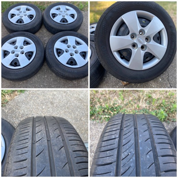 Kia Ceed (2006-) gyári 15"-os kerék szett dísztárcsák 195/65r15