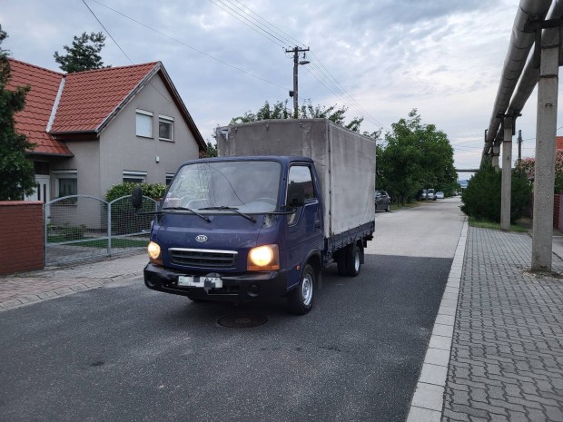 Kia K2500 2.5 D Platós+Ponyvás