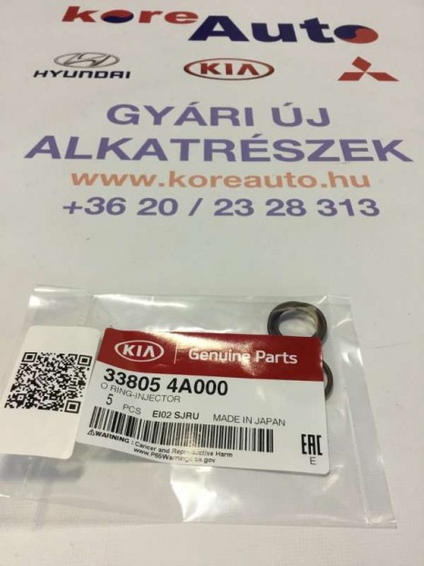 Kia Sorento BL Hyundai H1 2.5 CRDI injektor O gyr 338054A000