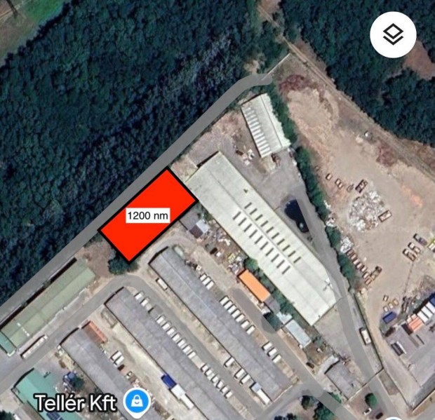 Kiad� 1200 nm telek Fels�pakony iparter�let�n!