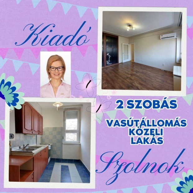 Kiad� 2 szob�s - vas�t k�zeli- kl�m�s lak�s- Szolnok