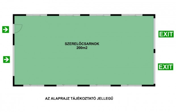 Kiadó műhelyek - az ügyfelek látókörében 200m2