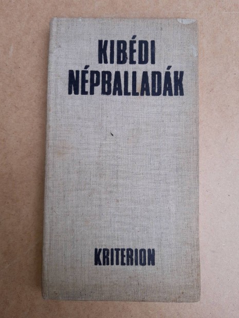 Kibdi npballadk - Rduly Jnos - Kriterion Kiad, 1975