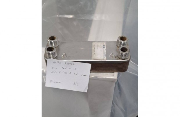 Kicsi Alfa Laval hcserl 17 lemezes