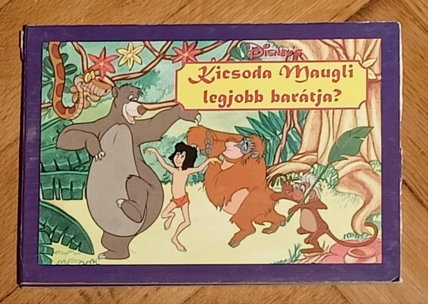 Kicsoda Maugli legjobb bartja ? Disney knyv leporell 