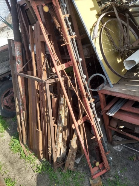 Kihajtva 6 m�teres permetez� keret