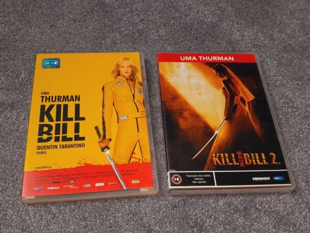 Kill Bill 1 2 DVD (2003-2004) Szinkronos karcmentes (Quentin Tarantino